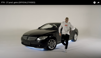 CUSTOM DŽÍNY "27" Z VIDEOKLIPU (BLACK)