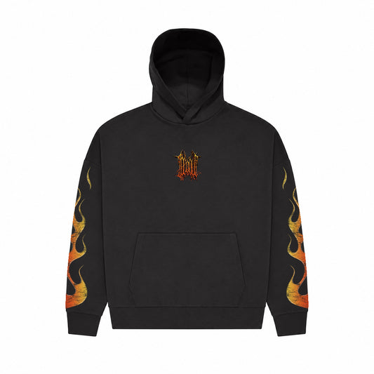 MIKINA „BURNOUT“ (BLACK)