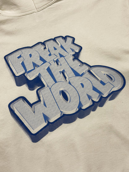 MIKINA "FREAK THE WORLD" (WHITE)