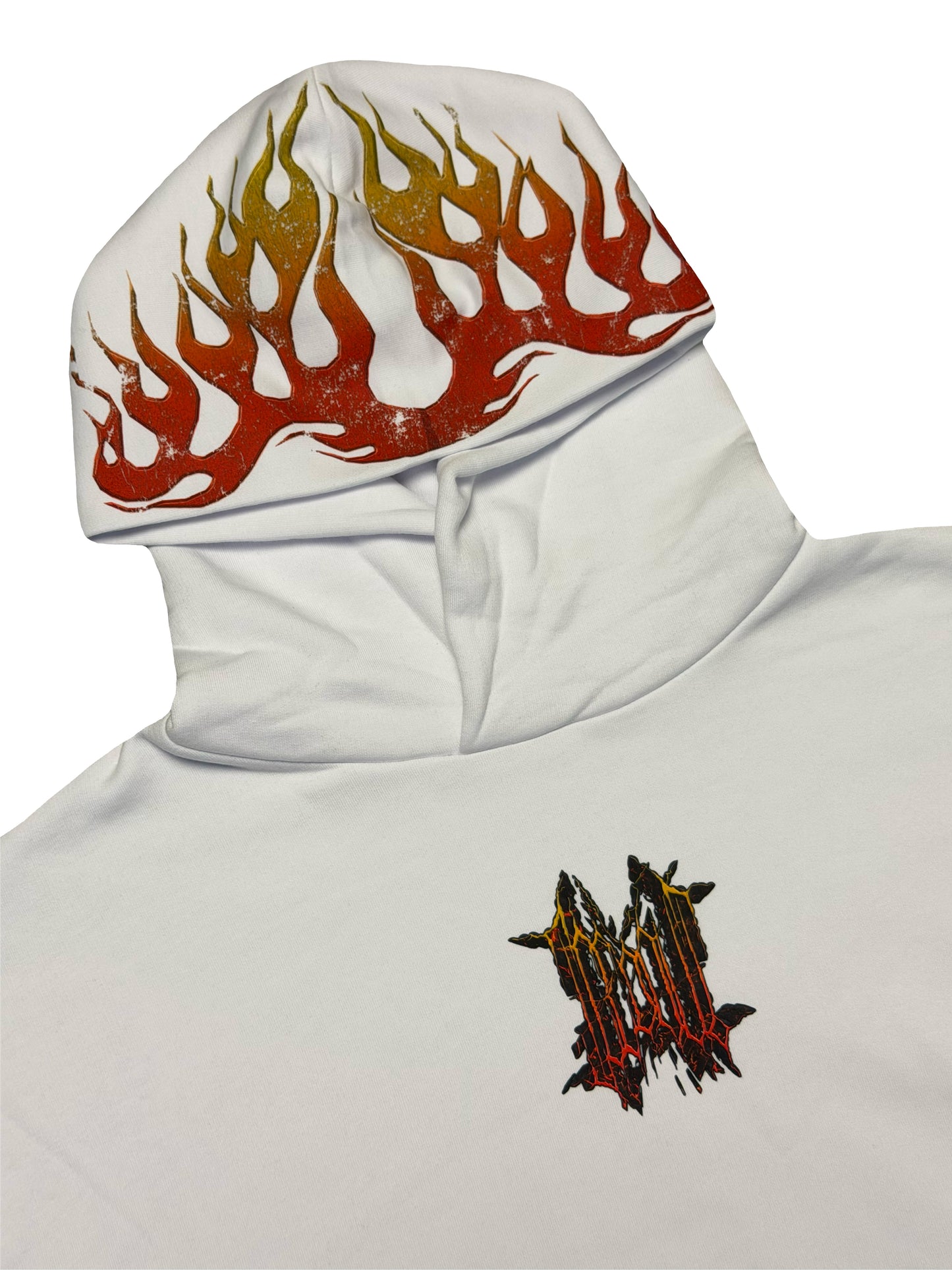 MIKINA „BURNOUT“ (WHITE)