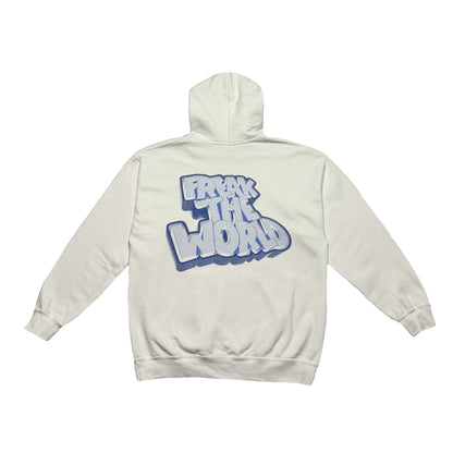 MIKINA "FREAK THE WORLD" (WHITE)