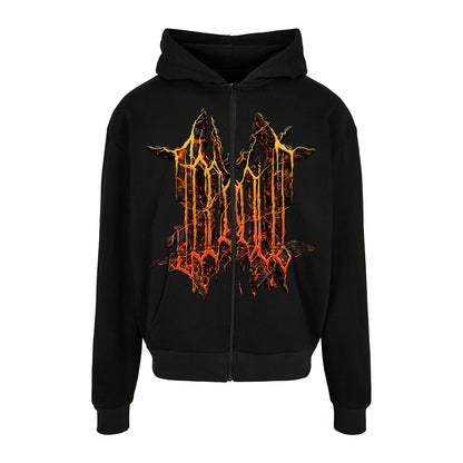 ZIP MIKINA „INFERNO“ (BLACK)