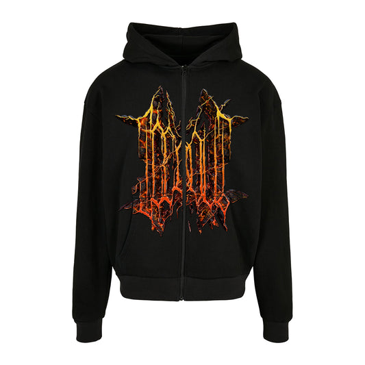 ZIP MIKINA „INFERNO“ (BLACK)