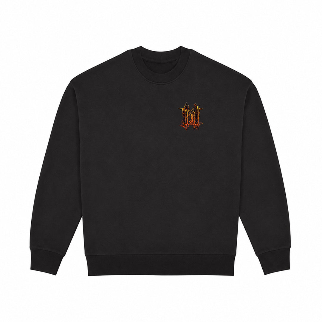 CREWNECK „INFERNO“ (BLACK)