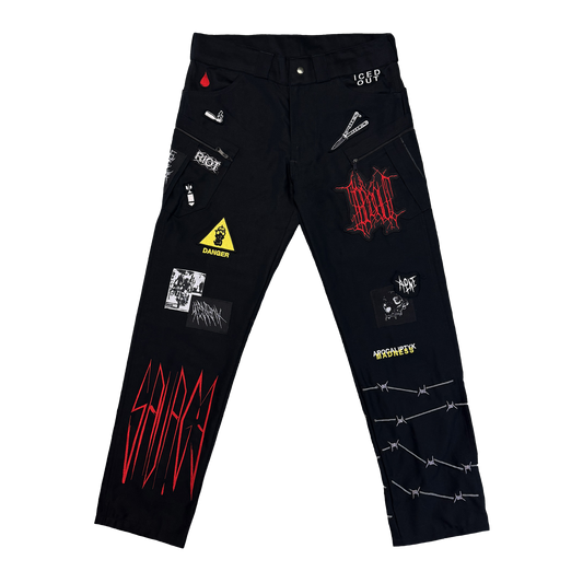 CUSTOM KALHOTY "SILENT KILL" (BLACK)