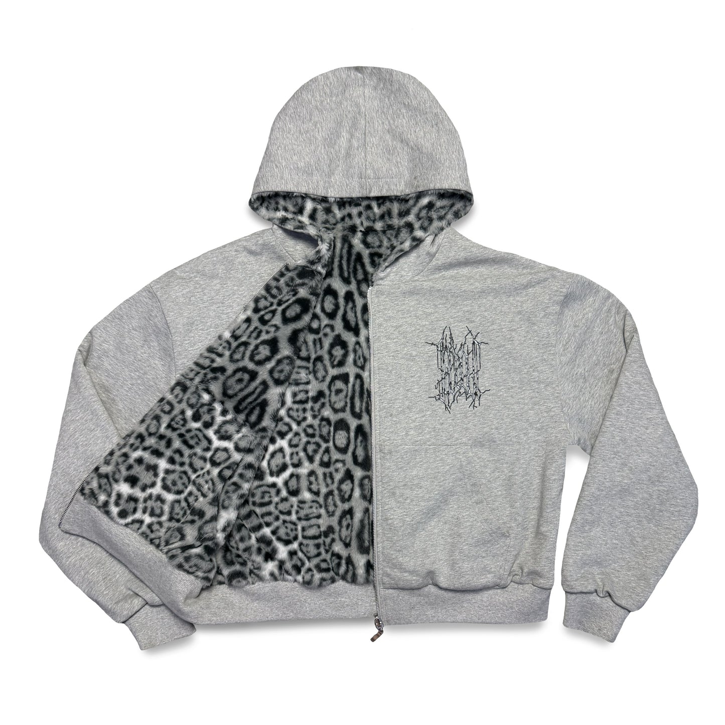 PREORDER (RESTOCK) ICEDOUT REVERSIBLE LEOPARD HOODIE
