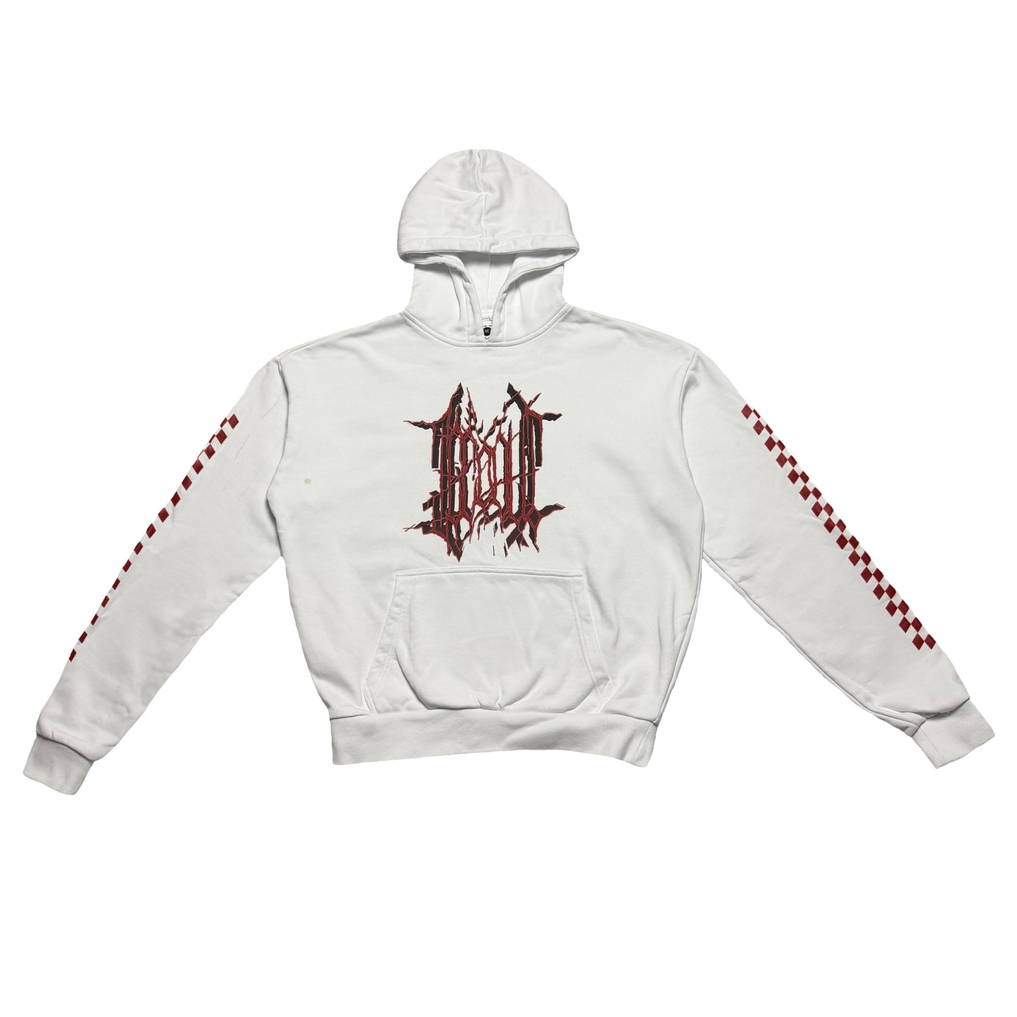 MIKINA ICEDOUT RACING "CL500" HEAVY (WHITE)