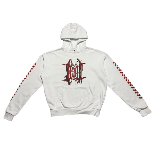 MIKINA ICEDOUT RACING "CL500" HEAVY (WHITE)