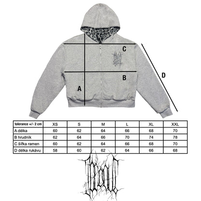 ICEDOUT REVERSIBLE LEOPARD HOODIE