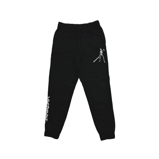 TEPLÁKY "SKELETON" HEAVY (BLACK)