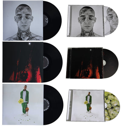 TRIPLE PACK VINYL + TRIPLE PACK CD’S (27-UTOPENÝ V ČASE-BAD VIBE)